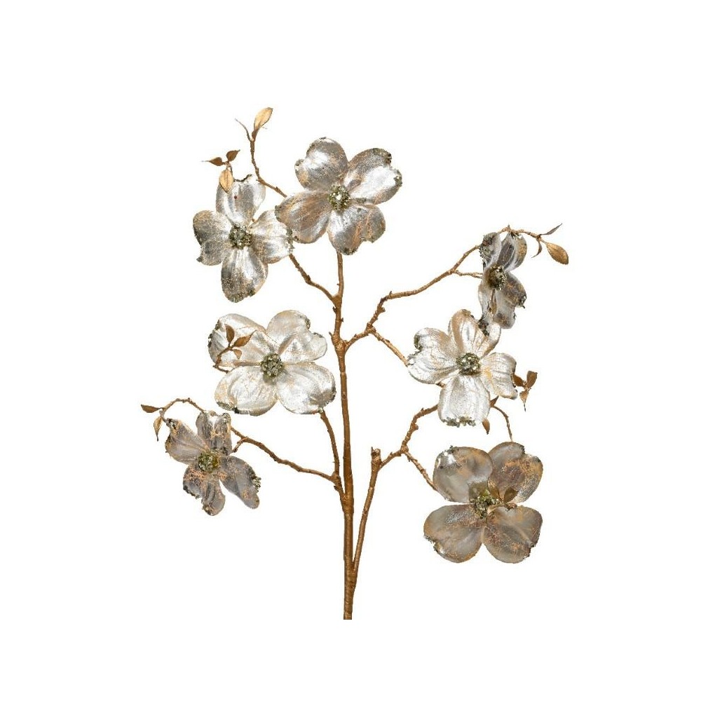 RAMO FIORI CORNIOLO ORO H.90CM.